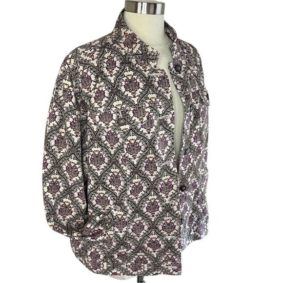 CHARTER CLUB VINTAGE Lightweight Button Front Jacket, 2X‎ - Picture 4 of 9